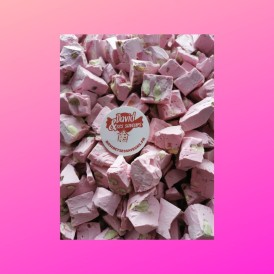 Confiserie nougat Marque du pré catalan Nougat aux amandes framboise..
