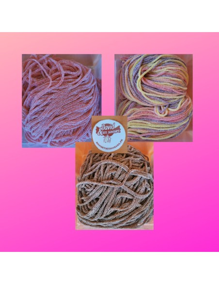Confiserie acidulée Marque Trading Company B.V Spaghetti multifruit...
