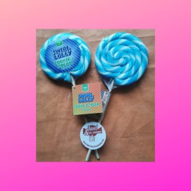 Confiserie dragéifiée Marque funlab Sucette Spiral des fêtes foraines.