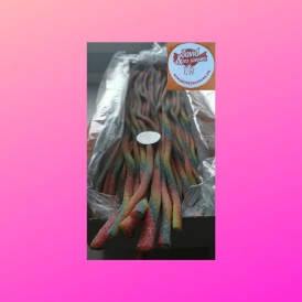 Confiserie gélifiée acidulée Marque Fini câble fourré acidulé tornado.