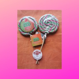 Confiserie dragéifiée Marque sweet Sucette Spiral des fêtes foraines..