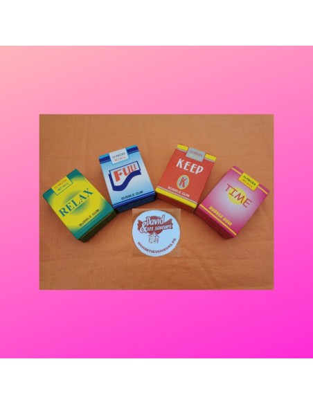 Confiserie bubble-gum en stick Marque Brabo Bâtonnet de chewing-gum...