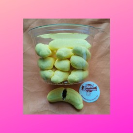 Confiserie marshmallow Marque Bulgari Banane fourrée chocolat 10% ....