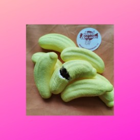 Confiserie marshmallow Marque Bulgari Banane fourrée chocolat 10% .... 2