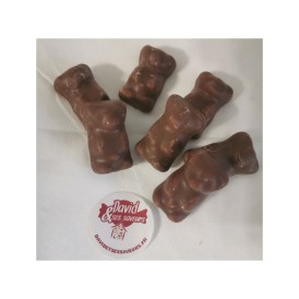 Confiserie guimauve Marque Cémoi Le vrai petit ourson chocolat au lait