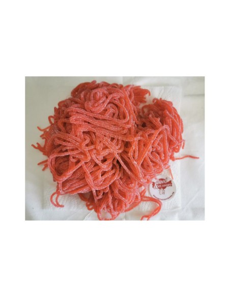 Confiserie acidulée Marque Trading Company B.V Spaghetti fraise acide.