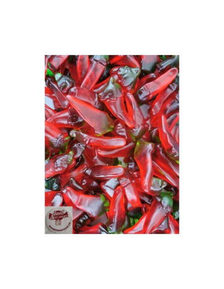 Confiserie gélifiée gélatine Marque Fini Sanchez Piment lisse david...