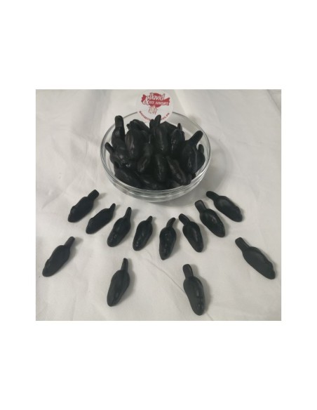 Confiserie gomme gélifiée anis Marque Astra sweet Souris noire david..