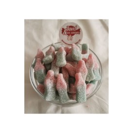 Confiserie gélifiée citrique Marque Astra Sweets bouteille bubble gum.