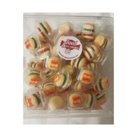 Confiserie gélifiée aérée Marque Trolli Mini burger davidetsessaveurs. 2