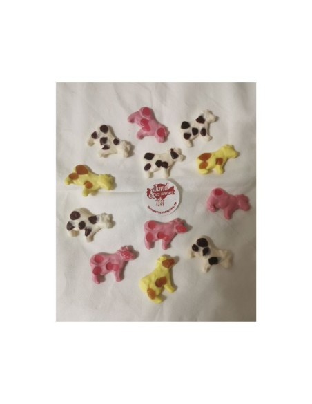 Confiserie gélifiée en gélatine Marque Trolli Vache davidetsessaveurs.