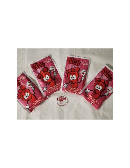 Confiserie dragéifiée poudre Marque Cerdan Sucette pied cerise poudre.