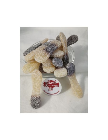 Confiserie gélatine citrique Marque Astra Sweets Langue cola citrique.