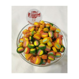 Confiserie gélatine gélifiée Marque Haribo Pico balla trois textures..