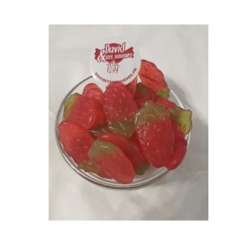 Confiserie gélifiée sans gélatine Marque Haribo Fraise davidetsessav..
