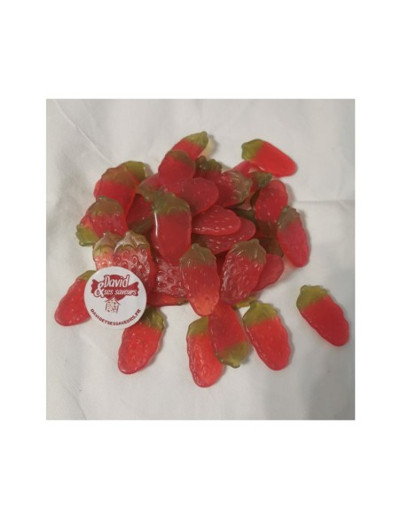 Confiserie gélifiée sans gélatine Marque Haribo Fraise davidetsessav..