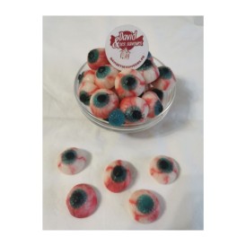 Confiserie gélatine gluante acidulée Marque Vidal Bloody eyes oeil hal 2