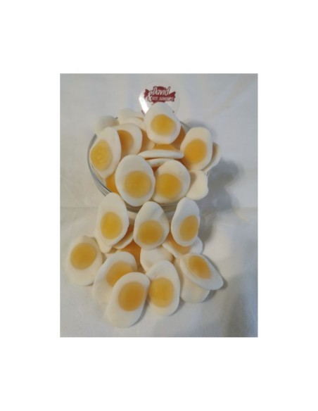 Confiserie gélifiée Marque Astra Sweets œuf sur le plat Fried egg jaun