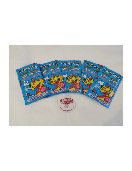 Confiserie Pépite qui claque Marque Zeta Espacial Frizzy Pazzy fraise.