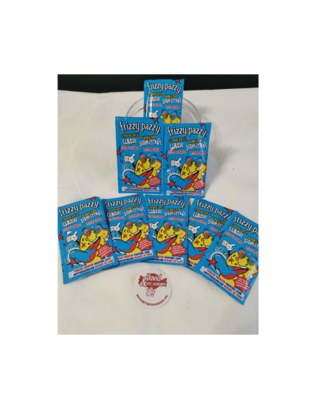 Confiserie Pépite qui claque Marque Zeta Espacial Frizzy Pazzy fraise.