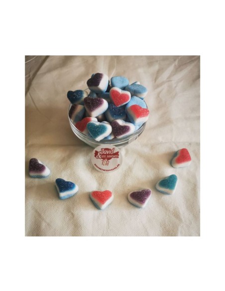 Confiserie cœur moelleux fondant acidulé de la marque Haribo love pik.