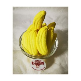 Confiserie marshmallow Marque Bulgari Banane fourrée chocolat 10% caoo