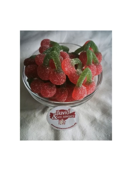 Confiserie acidulée Marque Haribo happy cherry fizz cerise citrique...