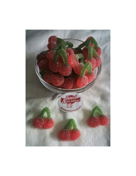 Confiserie acidulée Marque Haribo happy cherry fizz cerise citrique...