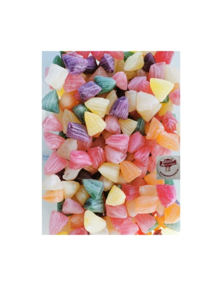 Confiserie pâte cuite dure marque Kubli Berlingot de Provence fruits..