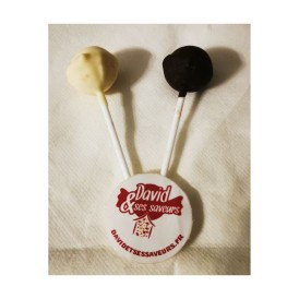 Confiserie chocolat Marque Thijs Sucette nougat chocolat lait ou blanc