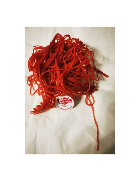 Confiserie gélifiée Marque Trading Company B.V Spaghetti goût fraise..