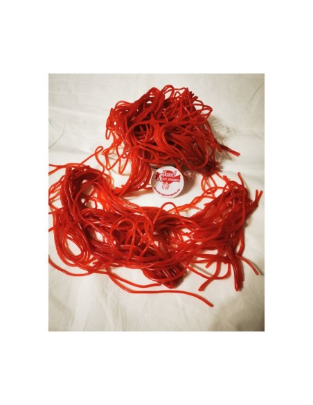 Confiserie gélifiée Marque Trading Company B.V Spaghetti goût fraise..