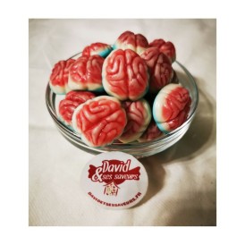 Confiserie gélatine aux fruits Marque Vidal Cerveau sesos Halloween...