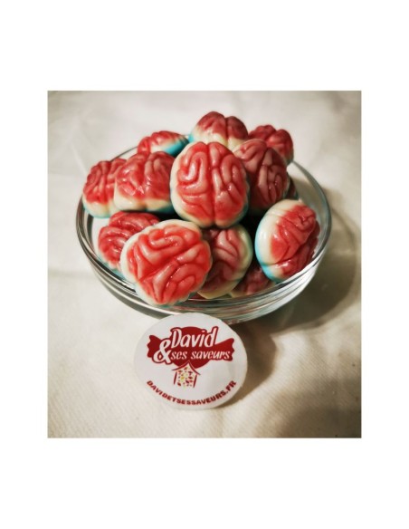 Confiserie gélatine aux fruits Marque Vidal Cerveau sesos Halloween...