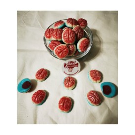 Confiserie gélatine aux fruits Marque Vidal Cerveau sesos Halloween... 2
