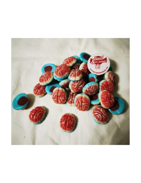 Confiserie gélatine aux fruits Marque Vidal Cerveau sesos Halloween...