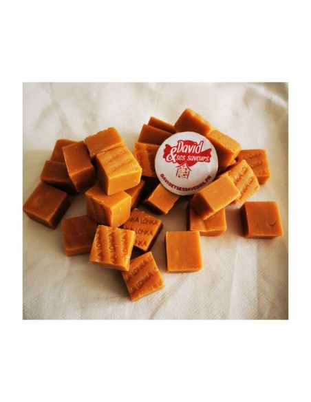 Confiserie caramel sans gélatine Marque Lonka Caramel mou Fudge vanile