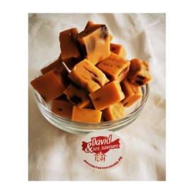 Confiserie caramel sans gélatine Marque Lonka Caramel mou fudge rhum..