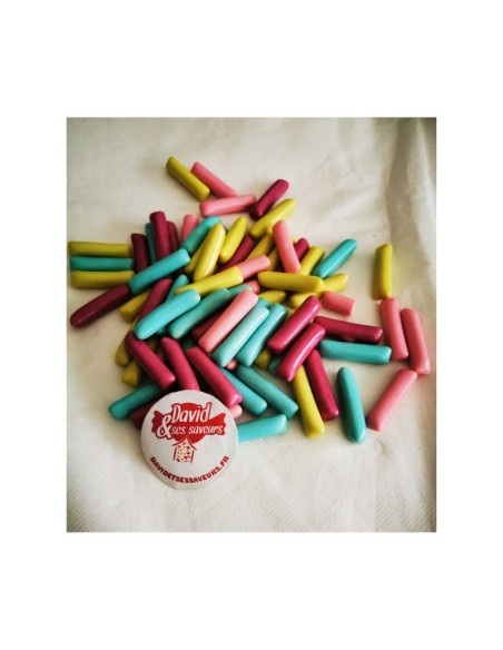 Confiserie pâte à mâcher dragéifiée de la marque Hitschler hitschies..