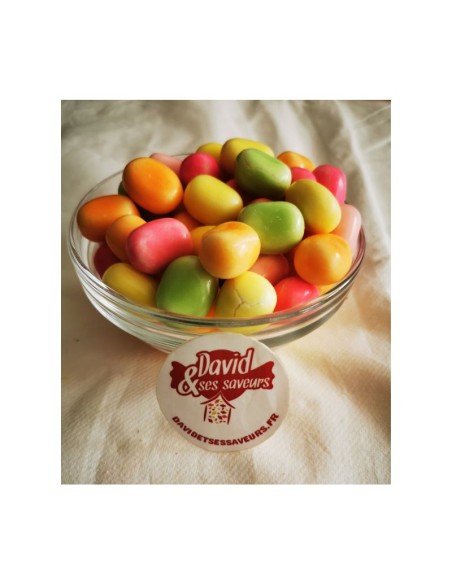 Confiserie dragéifiée Marque Haribo Maoam fruits davidetsessaveurs.fr.