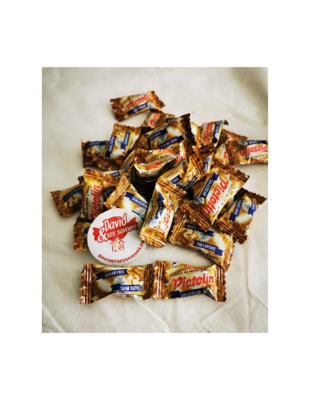 Confiserie bonbon sans sucre Pictolin Marque Intervan Crème caramel...