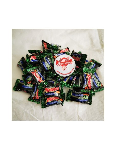 Confiserie Bonbon sans sucre Pictolin Marque Intervan Crème réglisse..