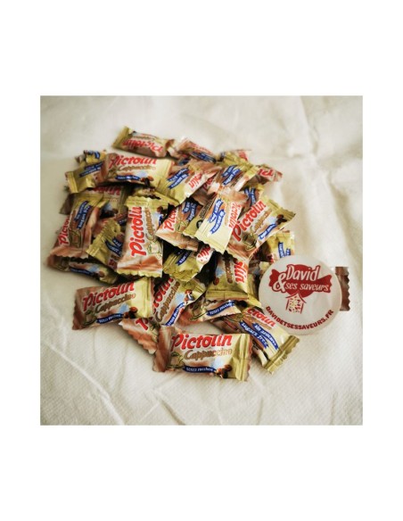Confiserie Bonbon sans sucre Pictolin Marque Intervan Cappuccino david
