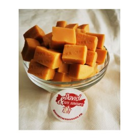 Confiserie caramel naturel Marque Lonka caramel mou fudge sel de mer..