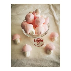 Confiserie guimauve marshmallow Marque Bulgari Champignon à la saveur. 2
