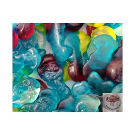 Confiserie gélifiée gélatine Marque Haribo Schtroumpf moyen gélifié...