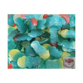 Confiserie gélifiée gomme sans gélatine Marque Haribo Schtroumpf GM...