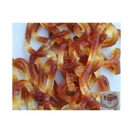 Le géant serpent au goût de cola sans gélatine de porc est idéal pour les végans