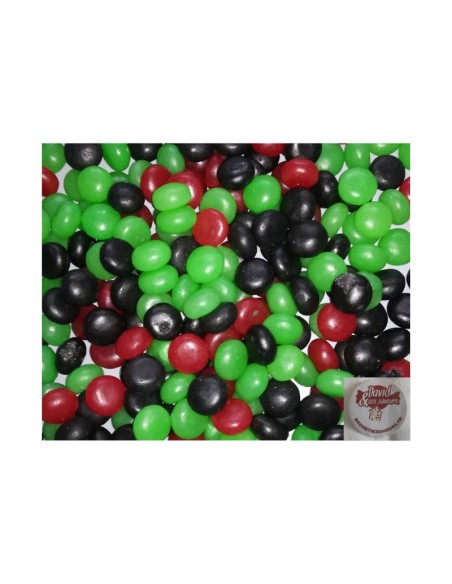 Confiserie dragéifiée sans gélatine Marque Haribo Fraizibus davidet...