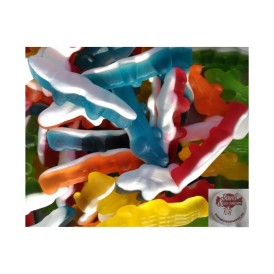 Confiserie gélifiée Marque Haribo Crocodile Hari Croco Bleu Orange ...